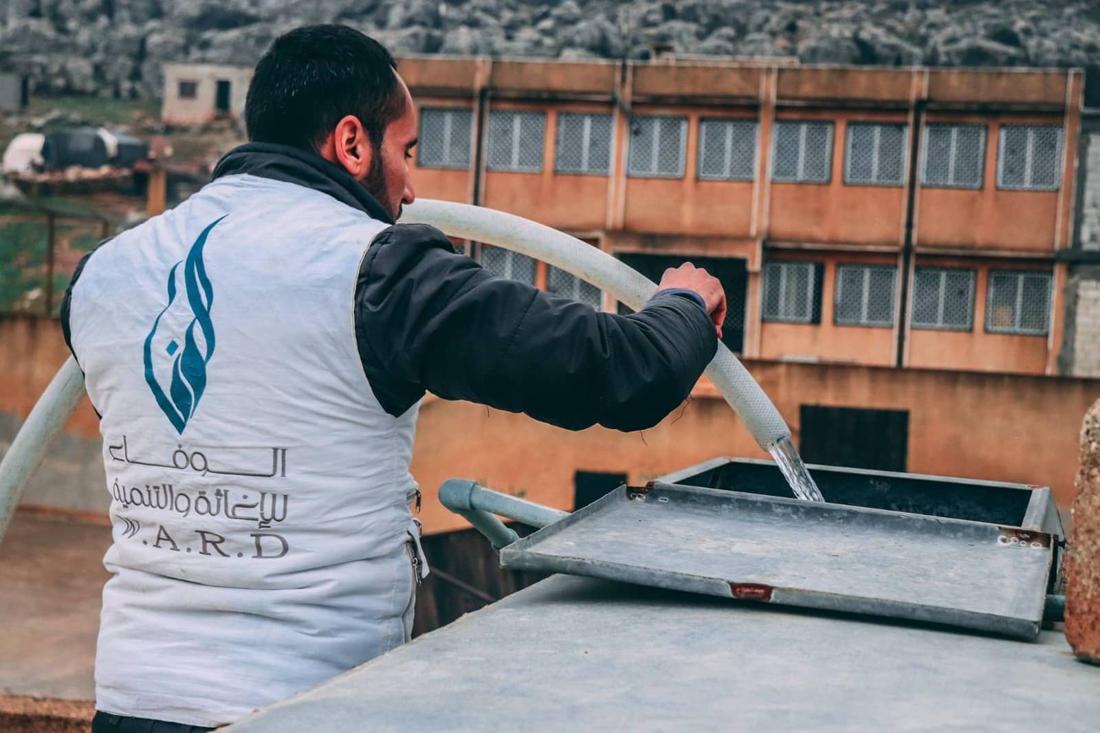 Zakat charity helping families